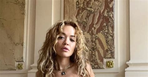 Rita Ora poses completely nude on her Instagram Stories